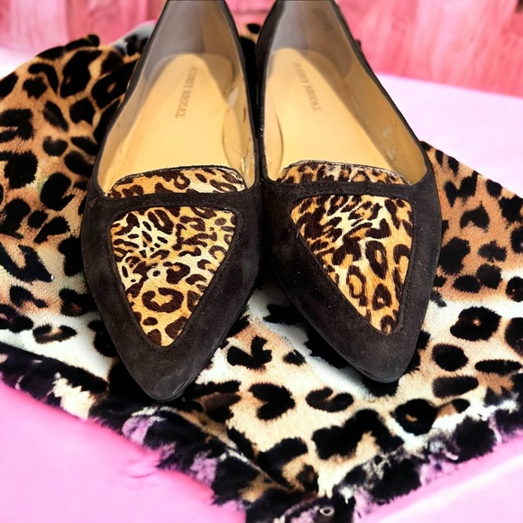 2 Pairs of Audrey Brooke leopard print flats. Gorgeous and sexy! Great Vintage - Picture 1 of 17